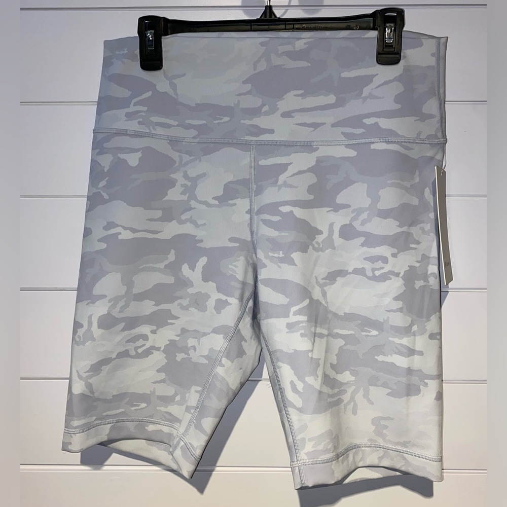 lululemon athletica Gray Camo Athletic Shorts